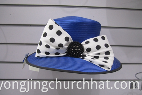 Chiffon Dot Fabric Hats